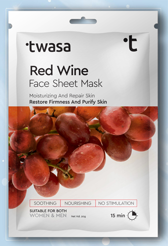 Red Wine Face Sheet Mask Manufacturer in India